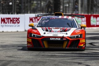 #58 Audi R8 LMS GT2 of CJ Moses, GMG Racing, GT America Powered by AWS, GT2, Streets of Long Beach Presented by 5.11, Long Beach, CA, April 2024
 | Fabian Lagunas / SRO