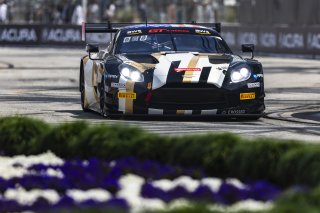 #2 Aston Martin Vantage AMR GT3 2024 of Jason Bell, Flying Lizard Motorsports, GT America Powered by AWS, SRO3, Streets of Long Beach Presented by 5.11, Long Beach, CA, April 2024
 | Fabian Lagunas / SRO