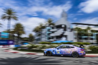 #38 BMW M4 GT4 of Samantha Tan, ST Racing, GT America Powered by AWS, GT4, Streets of Long Beach Presented by 5.11, Long Beach, CA, April 2024
 | Fabian Lagunas / SRO