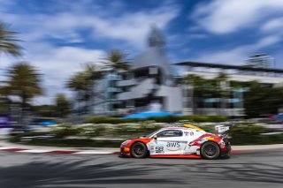 #58 Audi R8 LMS GT2 of CJ Moses, GMG Racing, GT America Powered by AWS, GT2, Streets of Long Beach Presented by 5.11, Long Beach, CA, April 2024
 | Fabian Lagunas / SRO