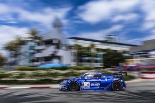 #14 Audi R8 LMS GT3 of James Sofronas, GMG Racing, GT America Powered by AWS, SRO3, Streets of Long Beach Presented by 5.11, Long Beach, CA, April 2024
 | Fabian Lagunas / SRO