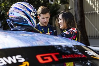 #38 BMW M4 GT4 of Samantha Tan, ST Racing, GT America Powered by AWS, GT4, Streets of Long Beach Presented by 5.11, Long Beach, CA, April 2024
 | Fabian Lagunas / SRO