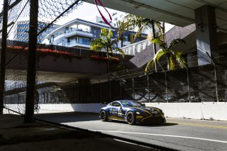 #25 Aston Martin Vantage AMR GT4 of Gray Newell, Heart of Racing Team, GT America Powered by AWS, GT4, Streets of Long Beach Presented by 5.11, Long Beach, CA, April 2024
 | Fabian Lagunas / SRO