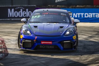 #098 Porsche 718 Cayman GT4 RS Clubsport of Isaac Sherman, Rotek Racing, GT America Powered by AWS, GT4, Streets of Long Beach Presented by 5.11, Long Beach, CA, April 2024
 | Fabian Lagunas / SRO
