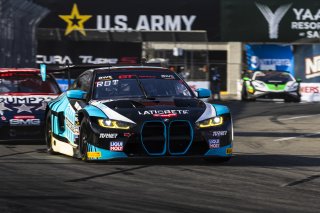 #29 BMW M4 GT3 of Justin Rothberg, Turner Motorsport, GT America Powered by AWS, SRO3, Streets of Long Beach Presented by 5.11, Long Beach, CA, April 2024
 | Fabian Lagunas / SRO
