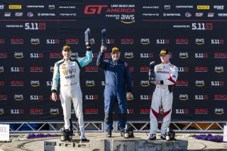 #27 Mercedes-AMG GT3 of Jason Daskalos, CRP Racing, GT America Powered by AWS, SRO3, Streets of Long Beach Presented by 5.11, Long Beach, CA, April 2024
 | Fabian Lagunas / SRO