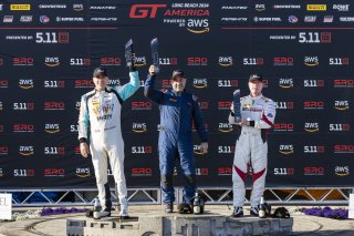 #27 Mercedes-AMG GT3 of Jason Daskalos, CRP Racing, GT America Powered by AWS, SRO3, Streets of Long Beach Presented by 5.11, Long Beach, CA, April 2024
 | Fabian Lagunas / SRO