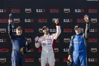 #098 Porsche 718 Cayman GT4 RS Clubsport of Isaac Sherman, Rotek Racing, #10 Mercedes-AMG GT2 of Dan Knox, Lone Star Racing, #27 Mercedes-AMG GT3 of Jason Daskalos, CRP Racing, GT America Powered by AWS, SRO3, Streets of Long Beach Presented by 5.11, Long | Fabian Lagunas / SRO