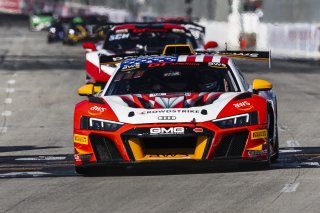 #58 Audi R8 LMS GT2 of CJ Moses, GMG Racing, GT America Powered by AWS, GT2, Streets of Long Beach Presented by 5.11, Long Beach, CA, April 2024
 | Fabian Lagunas / SRO