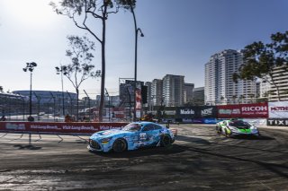 #44 Mercedes-AMG GT2 of Brent Holden, GMG Racing, GT America Powered by AWS, GT2, Streets of Long Beach Presented by 5.11, Long Beach, CA, April 2024
 | Fabian Lagunas / SRO