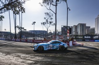 #44 Mercedes-AMG GT2 of Brent Holden, GMG Racing, GT America Powered by AWS, GT2, Streets of Long Beach Presented by 5.11, Long Beach, CA, April 2024
 | Fabian Lagunas / SRO