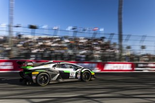 #127 Lamborghini Huracan Super Trofeo EVO2 of Aaron Farhadi, TPC Racing, GT America Powered by AWS, GT2, Streets of Long Beach Presented by 5.11, Long Beach, CA, April 2024
 | Fabian Lagunas / SRO