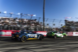 #25 Aston Martin Vantage AMR GT4 of Gray Newell, Heart of Racing Team, GT America Powered by AWS, GT4, Streets of Long Beach Presented by 5.11, Long Beach, CA, April 2024
 | Fabian Lagunas / SRO