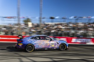 #38 BMW M4 GT4 of Samantha Tan, ST Racing, GT America Powered by AWS, GT4, Streets of Long Beach Presented by 5.11, Long Beach, CA, April 2024
 | Fabian Lagunas / SRO
