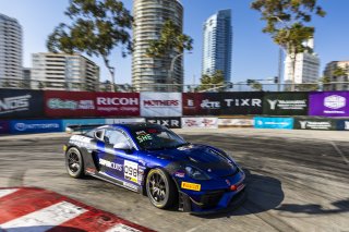 #098 Porsche 718 Cayman GT4 RS Clubsport of Isaac Sherman, Rotek Racing, GT America Powered by AWS, GT4, Streets of Long Beach Presented by 5.11, Long Beach, CA, April 2024
 | Fabian Lagunas / SRO