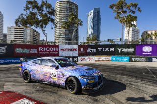 #38 BMW M4 GT4 of Samantha Tan, ST Racing, GT America Powered by AWS, GT4, Streets of Long Beach Presented by 5.11, Long Beach, CA, April 2024
 | Fabian Lagunas / SRO