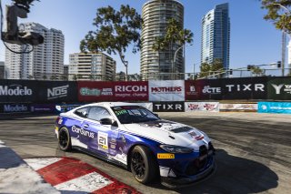 #21 BMW M4 GT4 (G82) of Nicholas Shanny, Carrus Callas Raceteam, GT America Powered by AWS, GT4, Streets of Long Beach Presented by 5.11, Long Beach, CA, April 2024
 | Fabian Lagunas / SRO