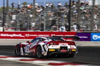 #70 Callaway Corvette Z06R GT3 of Mirco Shultis, Mishumotors, GT America Powered by AWS, SRO3, Streets of Long Beach Presented by 5.11, Long Beach, CA, April 2024
 | Fabian Lagunas / SRO