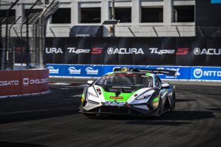 #127 Lamborghini Huracan Super Trofeo EVO2 of Aaron Farhadi, TPC Racing, GT America Powered by AWS, GT2, Streets of Long Beach Presented by 5.11, Long Beach, CA, April 2024
 | Fabian Lagunas / SRO