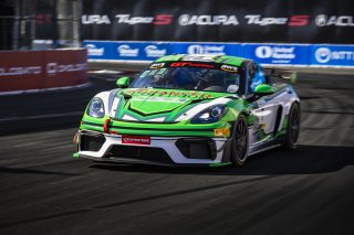 #7 Porsche 718 Cayman GT4 Clubsport of Curt Swearingin, ACI Motorsports, GT America Powered by AWS, GT4, Streets of Long Beach Presented by 5.11, Long Beach, CA, April 2024
 | Fabian Lagunas / SRO