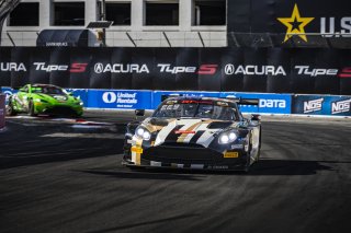 #2 Aston Martin Vantage AMR GT3 2024 of Jason Bell, Flying Lizard Motorsports, GT America Powered by AWS, SRO3, Streets of Long Beach Presented by 5.11, Long Beach, CA, April 2024
 | Fabian Lagunas / SRO