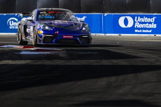 #098 Porsche 718 Cayman GT4 RS Clubsport of Isaac Sherman, Rotek Racing, GT America Powered by AWS, GT4, Streets of Long Beach Presented by 5.11, Long Beach, CA, April 2024
 | Fabian Lagunas / SRO