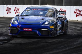 #098 Porsche 718 Cayman GT4 RS Clubsport of Isaac Sherman, Rotek Racing, GT America Powered by AWS, GT4, Streets of Long Beach Presented by 5.11, Long Beach, CA, April 2024
 | Fabian Lagunas / SRO