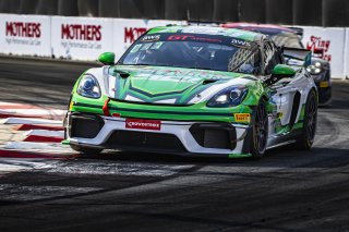 #7 Porsche 718 Cayman GT4 Clubsport of Curt Swearingin, ACI Motorsports, GT America Powered by AWS, GT4, Streets of Long Beach Presented by 5.11, Long Beach, CA, April 2024
 | Fabian Lagunas / SRO