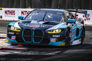 #29 BMW M4 GT3 of Justin Rothberg, Turner Motorsport, GT America Powered by AWS, SRO3, Streets of Long Beach Presented by 5.11, Long Beach, CA, April 2024
 | Fabian Lagunas / SRO