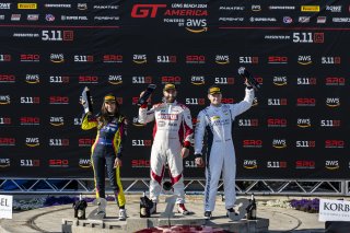 #098 Porsche 718 Cayman GT4 RS Clubsport of Isaac Sherman, Rotek Racing, GT America Powered by AWS, GT4, Streets of Long Beach Presented by 5.11, Long Beach, CA, April 2024
 | Fabian Lagunas / SRO