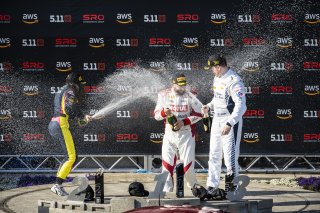 #098 Porsche 718 Cayman GT4 RS Clubsport of Isaac Sherman, Rotek Racing, #38 BMW M4 GT4 of Samantha Tan, ST Racing, #25 Aston Martin Vantage AMR GT4 of Gray Newell, Heart of Racing Team, GT America Powered by AWS, GT4, Streets of Long Beach Presented by 5 | Fabian Lagunas / SRO