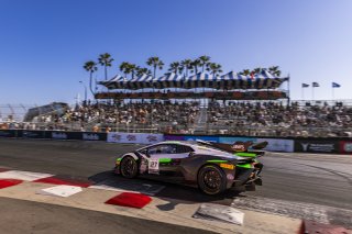 #127 Lamborghini Huracan Super Trofeo EVO2 of Aaron Farhadi, TPC Racing, GT America Powered by AWS, GT2, Streets of Long Beach Presented by 5.11, Long Beach, CA, April 2024
 | Fabian Lagunas / SRO