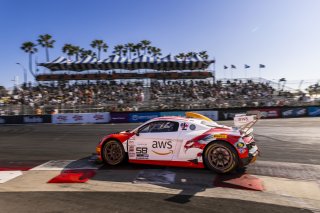 #58 Audi R8 LMS GT2 of CJ Moses, GMG Racing, GT America Powered by AWS, GT2, Streets of Long Beach Presented by 5.11, Long Beach, CA, April 2024
 | Fabian Lagunas / SRO