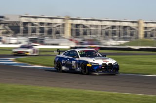 #21 BMW M4 GT4 of Nicholas Shanny, Carrus Callas Raceteam, GT America, GT4, SRO America, Indianapolis Motor Speedway, Indianapolis, IN, October 2024.
 | Brian Cleary/SRO