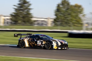 #2 Aston Martin Vantage AMR GT3 of Jason Bell, Flying Lizard Motorsports, GT America, SRO3, SRO America, Indianapolis Motor Speedway, Indianapolis, IN, October 2024.
 | Brian Cleary/SRO