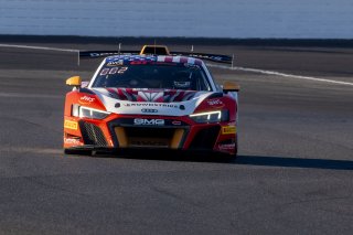 #58 Audi %8 LMSGT2 of CJ Moses, GMG Racing, GT America, GT2, SRO America, Indianapolis Motor Speedway, Indianapolis, IN, October 2024.
 | Brian Cleary/SRO