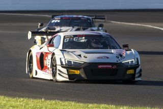 #3  Audi R8 LMS GT3 of Johnny O'Connell, SKI Autosports, GT America, SRO3, SRO America, Indianapolis Motor Speedway, Indianapolis, IN, October 2024.
 | Brian Cleary/SRO
