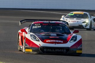 #70 Callaway Corvette Z06R GT3 of Mirco Schultis, MISHUMOTORS, GT America, SRO3, SRO America, Indianapolis Motor Speedway, Indianapolis, IN, October 2024.
 | Brian Cleary/SRO