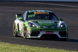 #7 Porsche 718 Cayman GT4 RS Clubsport of Curt Swearingin, ACI Motorsports, GT America, GT4, SRO America, Indianapolis Motor Speedway, Indianapolis, IN, October 2024.
 | Brian Cleary/SRO