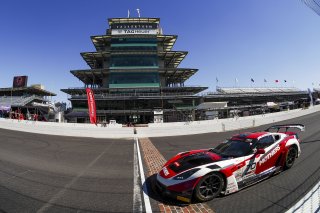#70 Callaway Corvette Z06R GT3 of Mirco Schultis, MISHUMOTORS, GT America, SRO3, SRO America, Indianapolis Motor Speedway, Indianapolis, IN, October 2024.
 | Brian Cleary/SRO
