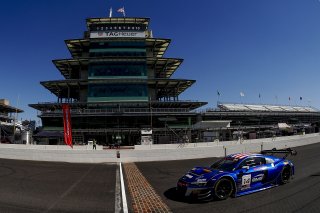 #14 Audi R8 LMS GT3 of James Sofronas, GMG Racing, GT America, SRO3, SRO America, Indianapolis Motor Speedway, Indianapolis, IN, October 2024.
 | Brian Cleary/SRO
