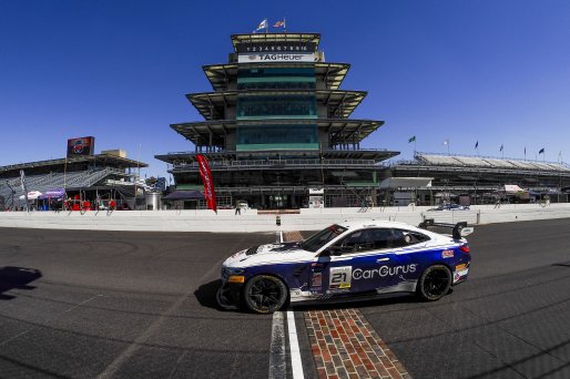 #21 BMW M4 GT4 of Nicholas Shanny, Carrus Callas Raceteam, GT America, GT4, SRO America, Indianapolis Motor Speedway, Indianapolis, IN, October 2024.
 | Brian Cleary/SRO