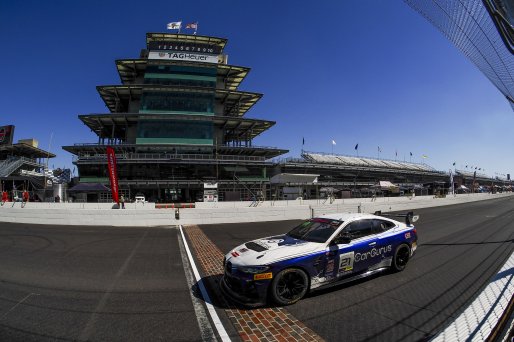 #21 BMW M4 GT4 of Nicholas Shanny, Carrus Callas Raceteam, GT America, GT4, SRO America, Indianapolis Motor Speedway, Indianapolis, IN, October 2024.
 | Brian Cleary/SRO