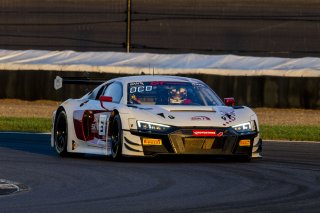 #3  Audi R8 LMS GT3 of Johnny O'Connell, SKI Autosports, GT America, SRO3, SRO America, Indianapolis Motor Speedway, Indianapolis, IN, October 2024.
 | Brian Cleary/SRO