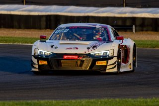 #3  Audi R8 LMS GT3 of Johnny O'Connell, SKI Autosports, GT America, SRO3, SRO America, Indianapolis Motor Speedway, Indianapolis, IN, October 2024.
 | Brian Cleary/SRO