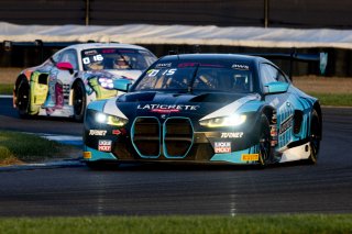 #29 BMW M4 GT3 of Justin Rothberg, Turner Motorsport, GT America, SRO3, SRO America, Indianapolis Motor Speedway, Indianapolis, IN, October 2024.
 | Brian Cleary/SRO