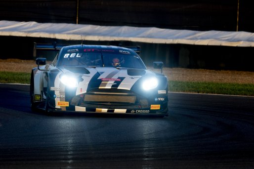#2 Aston Martin Vantage AMR GT3 of Jason Bell, Flying Lizard Motorsports, GT America, SRO3, SRO America, Indianapolis Motor Speedway, Indianapolis, IN, October 2024.
 | Brian Cleary/SRO