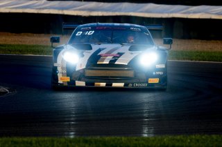 #2 Aston Martin Vantage AMR GT3 of Jason Bell, Flying Lizard Motorsports, GT America, SRO3, SRO America, Indianapolis Motor Speedway, Indianapolis, IN, October 2024.
 | Brian Cleary/SRO