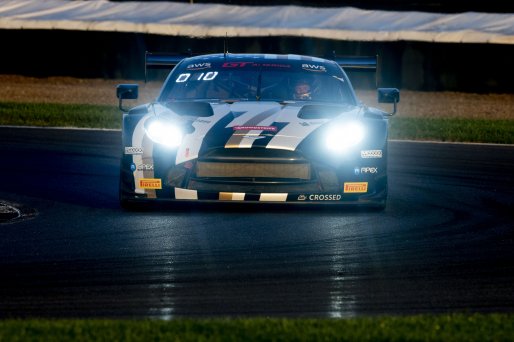 #2 Aston Martin Vantage AMR GT3 of Jason Bell, Flying Lizard Motorsports, GT America, SRO3, SRO America, Indianapolis Motor Speedway, Indianapolis, IN, October 2024.
 | Brian Cleary/SRO