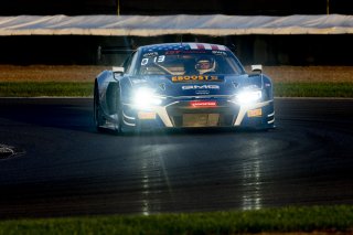 #14 Audi R8 LMS GT3 of James Sofronas, GMG Racing, GT America, SRO3, SRO America, Indianapolis Motor Speedway, Indianapolis, IN, October 2024.
 | Brian Cleary/SRO